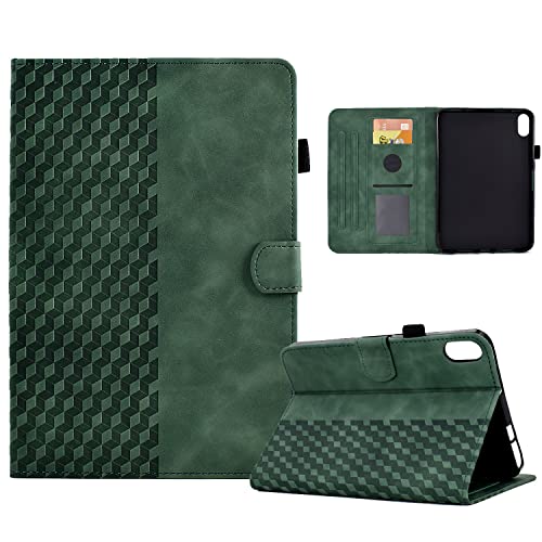 Vkooer Hülle für Lenovo Tab P11 (2nd Gen)/ Pad Plus 2023 (11,5 Zoll) Schutzhülle TB350FU / TB350XU PU Leder Flip Ständer Cover Hülle Würfel, Lenovo Tab P11 Gen 2 Tablet Taschen, Dunkelgrün