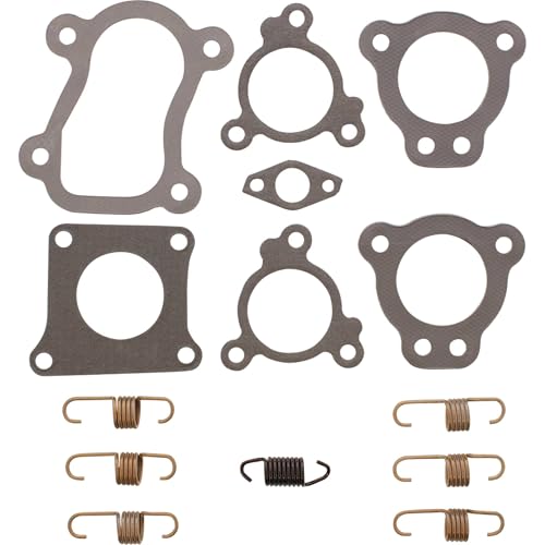 Vertex 723033 Exhaust Gasket and Spring Kit Compatible with/Replacement For Arctic Cat F 1100 Turbo 2012-2013, Jaguar Z1 Turbo 2009, M 1100 Turbo 2012-2013, M 9000 Turbo 2014-2016, TZ1 Turbo 2009-2013