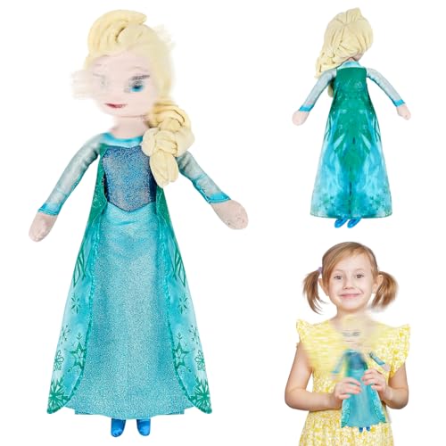 WAIMXDAO Elsa Frozen Doll, 40 cm Cuddly Plush Figure, Princess Toy, Suitable for Children as Birthday Gifts