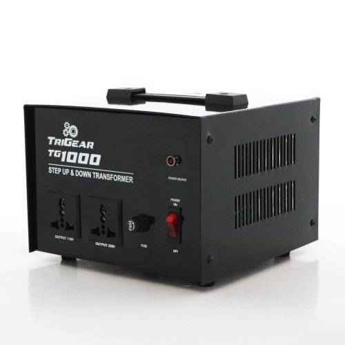 TriGear TG 1000W 1000 Watt Step Up Down Voltage Transformer Converter AC 110/220 V or 110/220 Volt