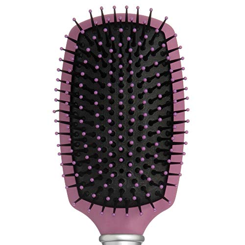 Escova Ion Concept Raquete Média, Belliz, Rosa/Cinza