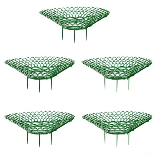 Estantes de cultivo de fresas 5 soportes resistentes para plantas para un crecimiento y protección óptimos en tu jardín (verde S)