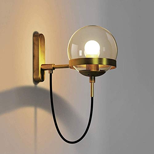 Apliques de Pared Edison E27 que eliminan zonas oscuras en pasillos con su pantalla transparente 7