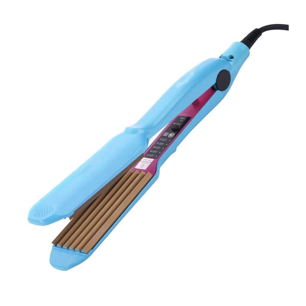 Mini Hair Iron Crimper Corrugated Corn Plate Curling Wand Small Waves Electric Hair Styler 5 Adjustable Temperatures Anti-Scald