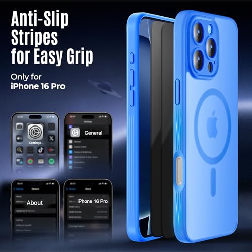 Image of Symcele Designed for iPhone 16 Pro Case, Blue