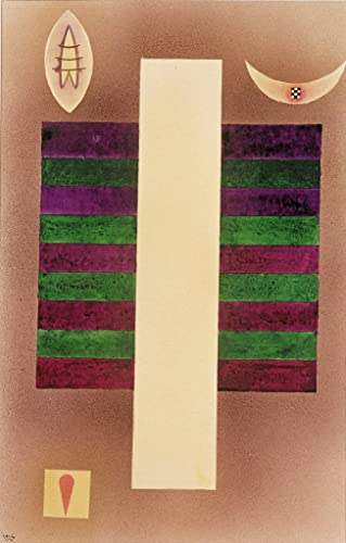 Tableau Kandinsky vertical 60x90cm pour une décoration de chambre vintage élégante