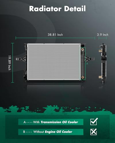 Image of SCITOO CU2805 Radiator Compatible with Volvo Model