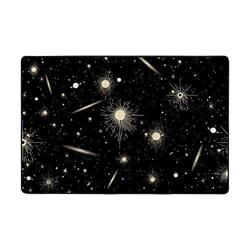 Tapis de salon comètes Ruchen grand tapis doux et isolant 183x122cm - 2