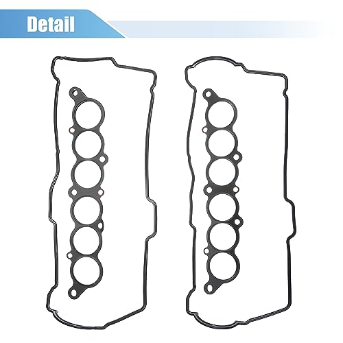 Image of X AUTOHAUX Cylinder Head Gasket Set Engine Gasket Kit for Toyota 4Runner Tacoma Tundra 3.4L V6 Engine Cylinder Valve Cover Gasket