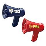 Gran accesorio para cualquier disfraz infantil de bomberos y policía. 2 pilas AA necesarias para cada una (no incluidas)