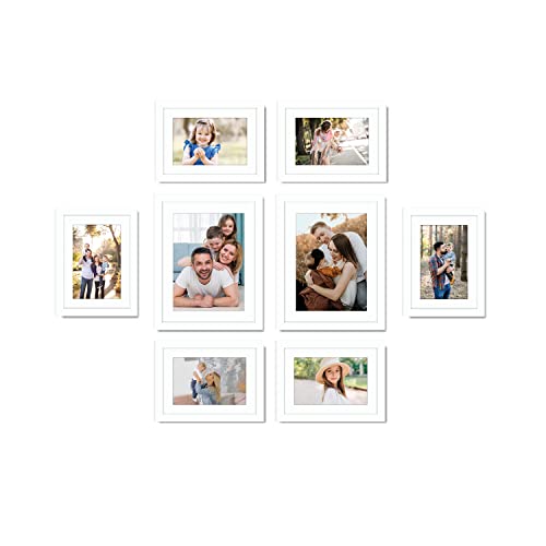 Image of Amazon Brand - Solimo Photo Frame Set (White SPF-1482)