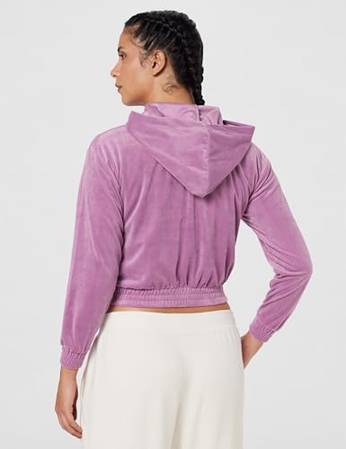 Image of Max Women Polyester Textured Hooded Sweatshirt