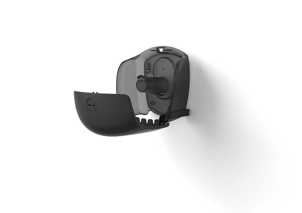 TableTop King B-43699 ConturaSeries Surface-Mounted Paper Towel Dispenser/Waste Receptacle with TowelMate and LinerMate