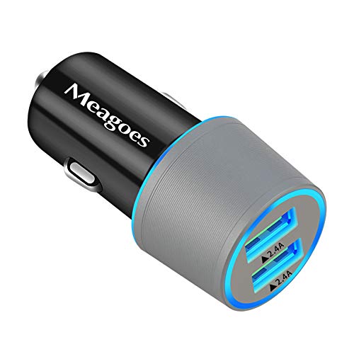Meagoes USBJ[`[W[ 2.4A}2|[gVK[\Pbg`[W[ for iPhone XR/XS/XS Max/iPhone X/8/8 Plus/iPad/iPod and MoreȂǑΉ