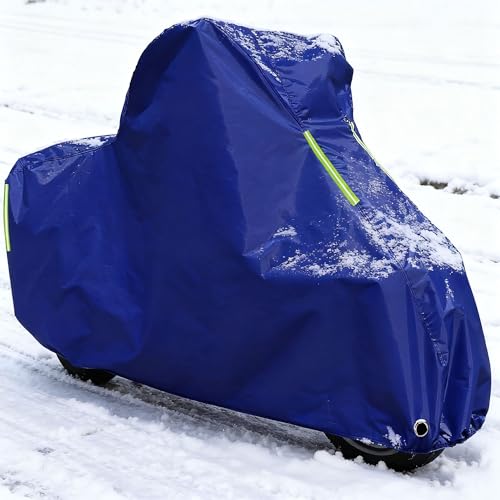 Herbst und Winter Outdoor Motorrad Abdeckung,für Triumph Thunderbird Storm ,210D Oxford, 100% Schnee- und Regenbeständig, anpassen Sie Sich an Ihr Fahrzeugmodell, elastischer Saum, UV-Schutz