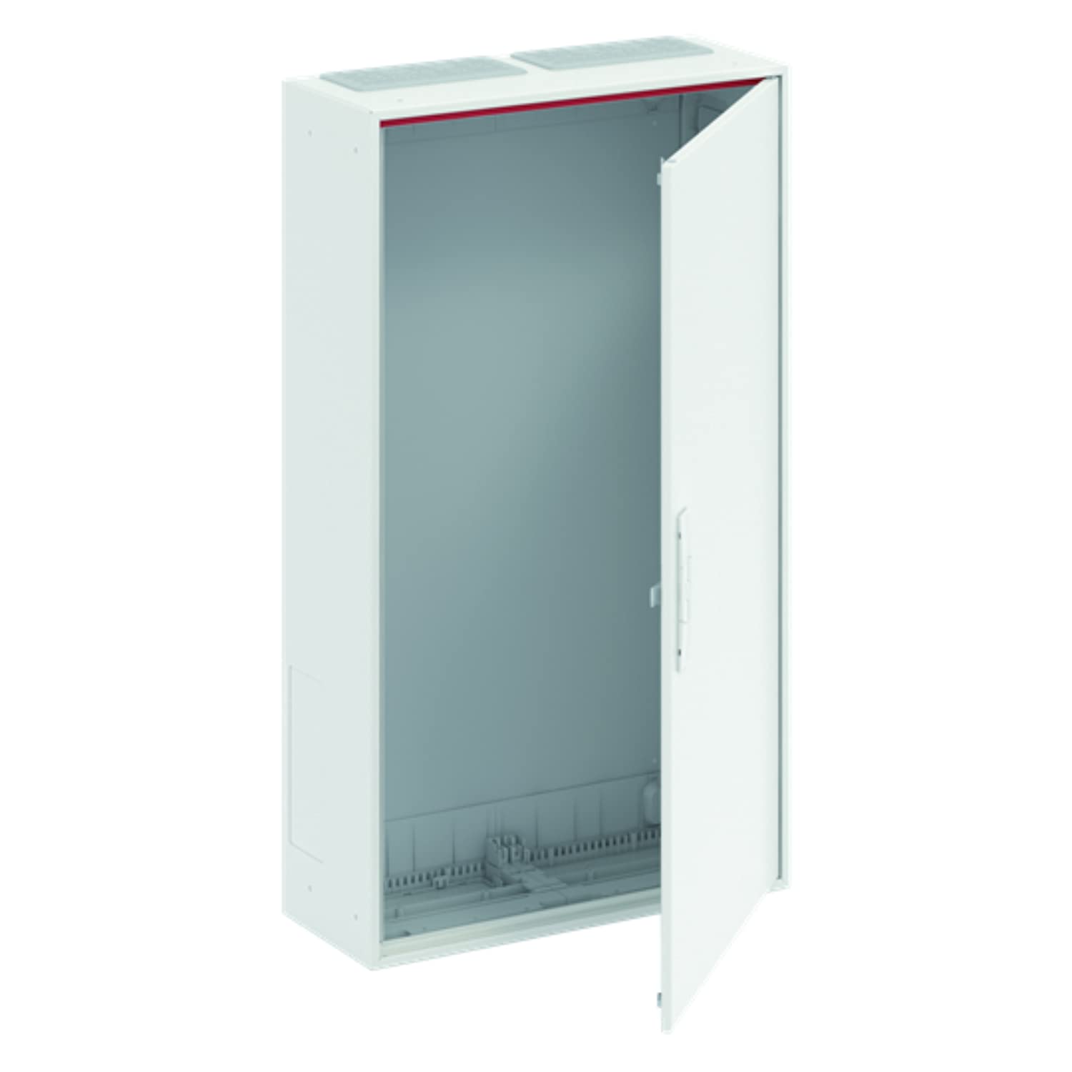 Armario de distribución de eléctricos, modelo A26, en acero y plástico con acabado pulverizado, con puerta, protección IP44, color blanco, 21,5 x 55 x 95 centímetros (referencia: 2CPX052026R9999)