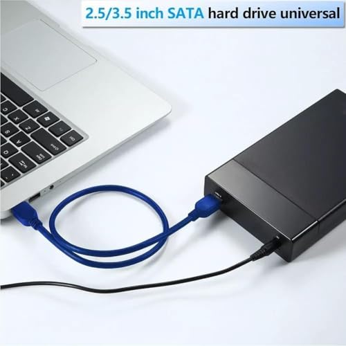 Image of USB 3.0 2 in 1 HDD External Hard Disk USB case | 2 in 1 External Hard Drive Casing for 2.5″ & 3.5″ Sata HDD Dual 2.5 inch and 3.5 inch HDD Enclosure (USB3.0 CASING). (Black)