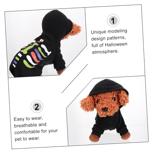 Sudadera para perro con capucha Halloween XL miniatura 6