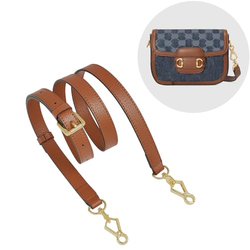 Image of Leather Purse Strap Replacement Crossbody Handbag Long Adjustable