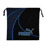 クツワ(Kutsuwa) プーマ 巾着袋 Lサイズ ブラック×ブルー 綿 688PM