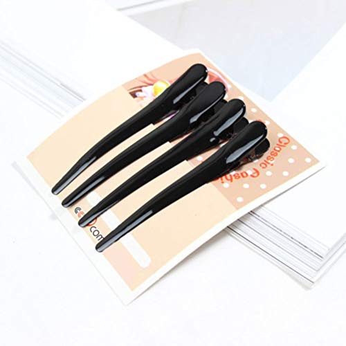 Clipes de cabelo Beaupretty Duck com laço dental, tinta de metal antiderrapante multicolorida, gramp