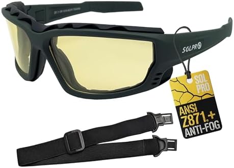 Anti-Fog Safety Motorcycle Riding Sunglasses Foam padded Goggle, Dustproof, Windproof, Hunting, Hiking, Golfing