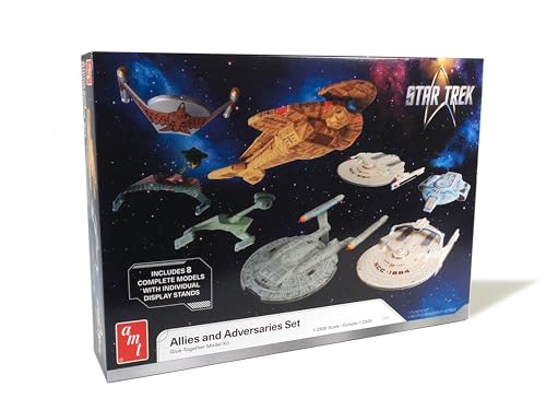 AMT Star Trek Adversaries & Allies Ship Set - 1:2500 Scale Skill Level 2