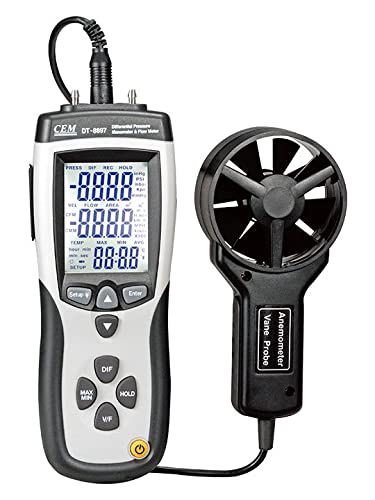 Amazon | CEM 風速・風量・温度測定機能付 微差圧マノメーター DT8897