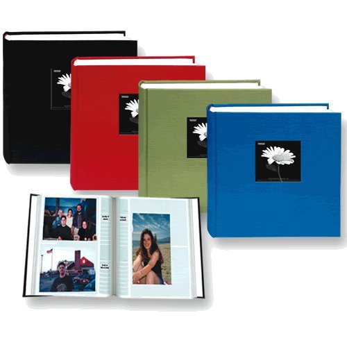 Pioneer Bi-Directional Cloth Frame Photo Album, Random Designer Series Bright Cloth Covers, Holds 200 5x7 Photos, 2 Per Page