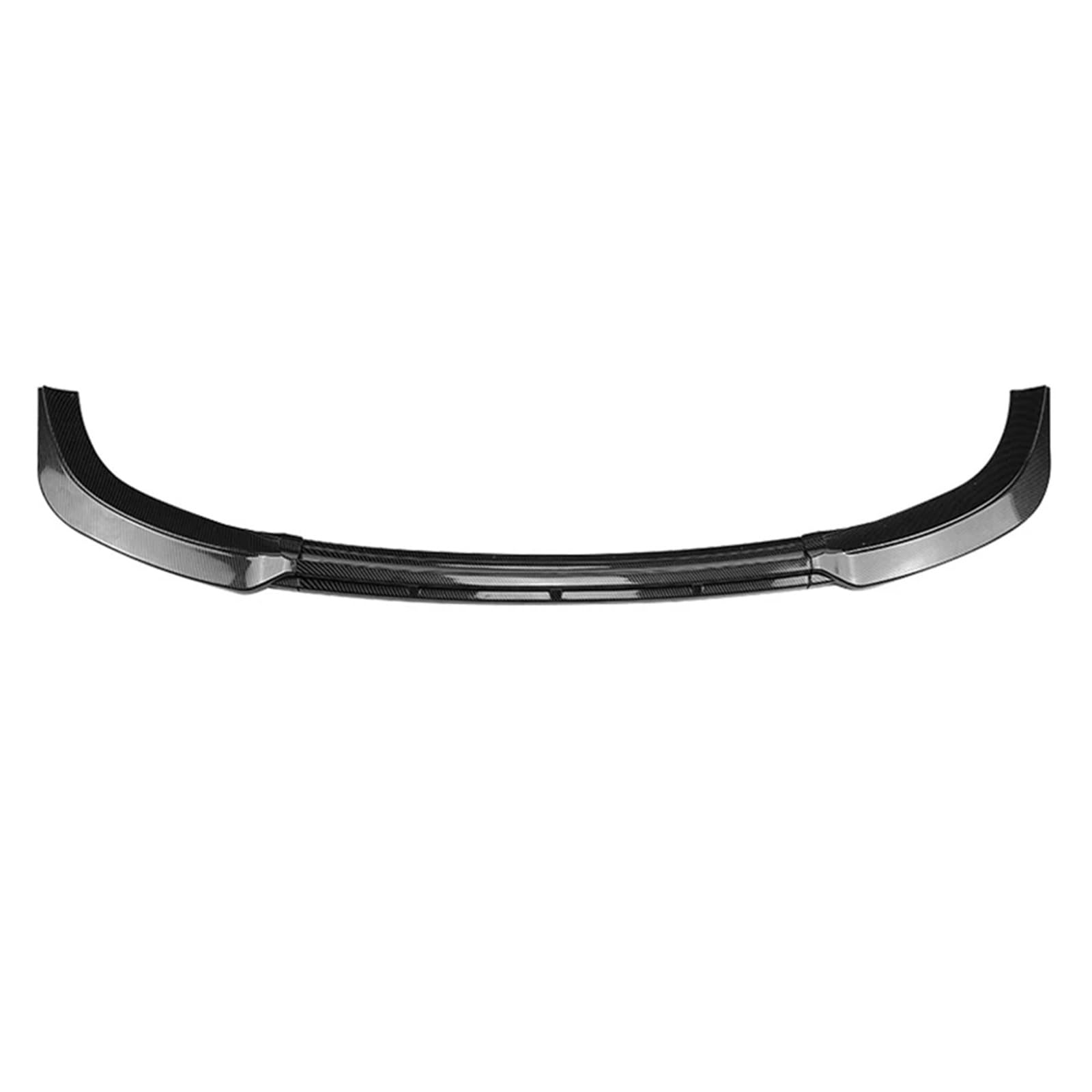 Becquet de pare-choc avant pour VW ID3 2019-2022 style fibre de carbone noir brillant
