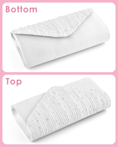 Image of TINDTOP Evening Clutch Purses for Women Handbags for Formal Wedding Party Cocktail Prom Crossbody Shoulder Envelope Bag | for Formal Wedding