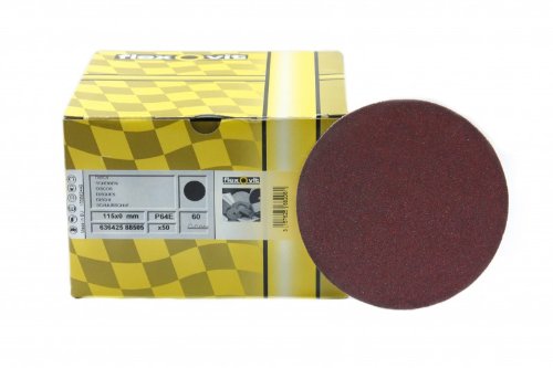 Schleifscheibe Abrasivo Velcrato 'P64E' aus flexiblem Resinpapier ohne Bohren Cover