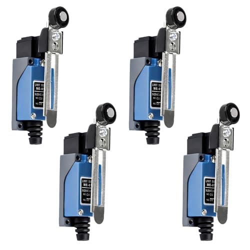 4 x Interruttore finecorsa regolabile ME-8108, Interruttore elettrico di controllo