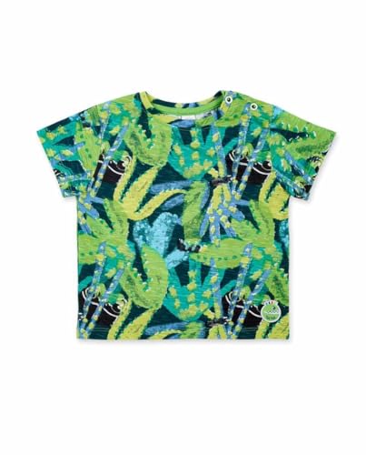 Tuc Tuc Camiseta Manga Corta de bebé niño en Verde con Estampado