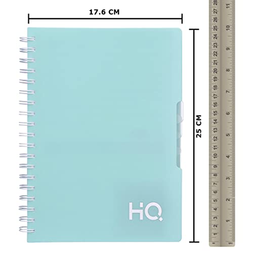 Image of Binding Notebook Five Subject Spiral Wiro Notebook | A5 Size (14.8cm x 21cm) | Single Line | 300 Pages | Salmon Pink