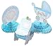 Baby Shower Decorations - 6 Pieces Boy Theme Baby Shower Table Centerpieces Party Supplies, Blue