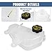 X AUTOHAUX 1 Set Coolant Radiator Reservoir Tank 95048411 Coolant Overflow Expansion Bottle with Cap for Chevrolet Sonic 2012-2020