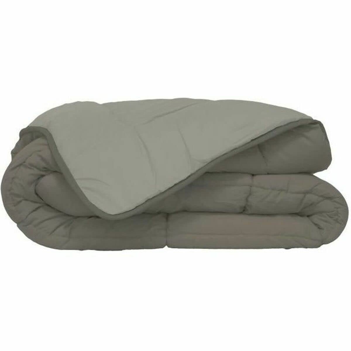 Poyet Motte Calgary Range Two-Tone Polyester Duvet, 220 x 240 cm, Taupe/Linen