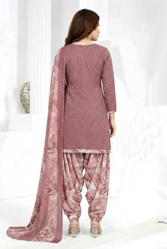 Image of Priyashi Women Unstiched Crepe dress materials | Crepe Salwar Suit for women with dupatta | suit material for women unstitched