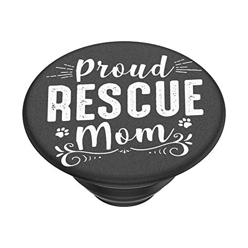Image of PopSockets Adhesive Phone Grip, Holder- Proud Rescue Mom