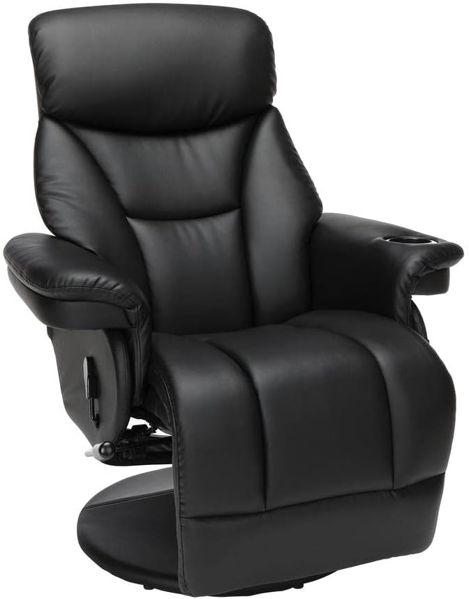 OFM ESS Collection Home Entertainment Recliner, Black