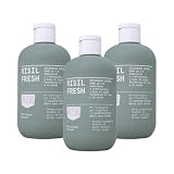 DERMAPLUS RISIL FRESH - Detergente intimo Uomo pH 5 - Addolcente e rinfrescante, a base di acqua fermentata di riso e tè verde - dermatologicamente testato per la pelle sensibile - 3x300 ml