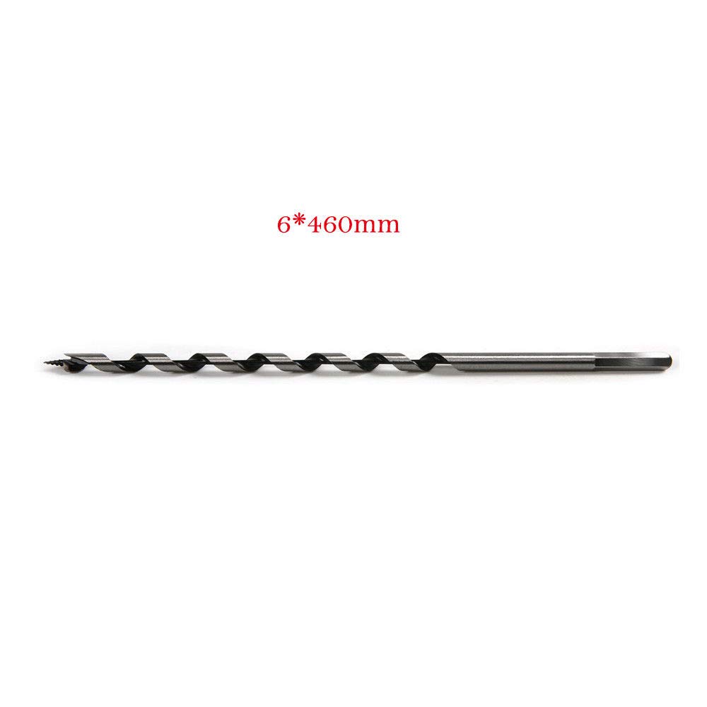 Auger Drill Bit BE-TOOL Hex Shank Wood Auger Drill Bit 6 mm Drills Bits 460 mm Long (PACK OF 1 PCS)