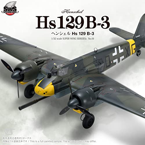 Zoukei-Mura SWS19 Henschel Hs 129 B-3 kit de prestige miniature 1:32 de collection