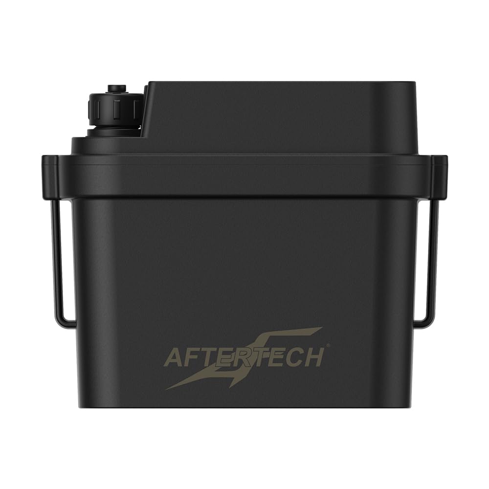 AFTERTECH PACCO BATTERIA PILA IMPERMEABILE WATERPROOF 12V 6000mAh 6Ah RICARICABILE AL LITIO IP67 102x56x82mm G1D2