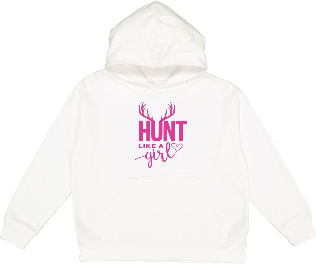 inktastic Hunt Like a Girl Antler Youth Hoodie Sweatshirt