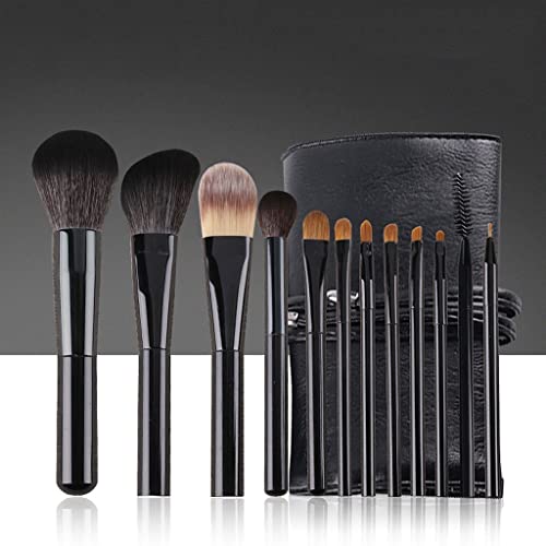 12 pinceaux de maquillage ensemble fond de teint pour brosse et fards