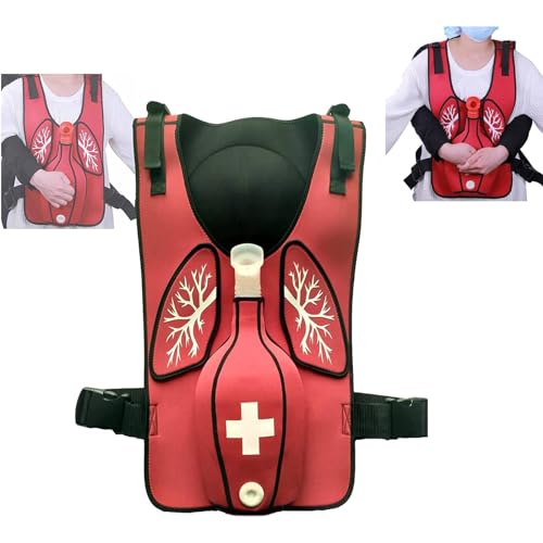 Gilet d'entraînement anti-étouffement - Simulation d'obstruction des voies respiratoires avec sangles réglables, design intuitif pour l'entraînement des premiers intervenants