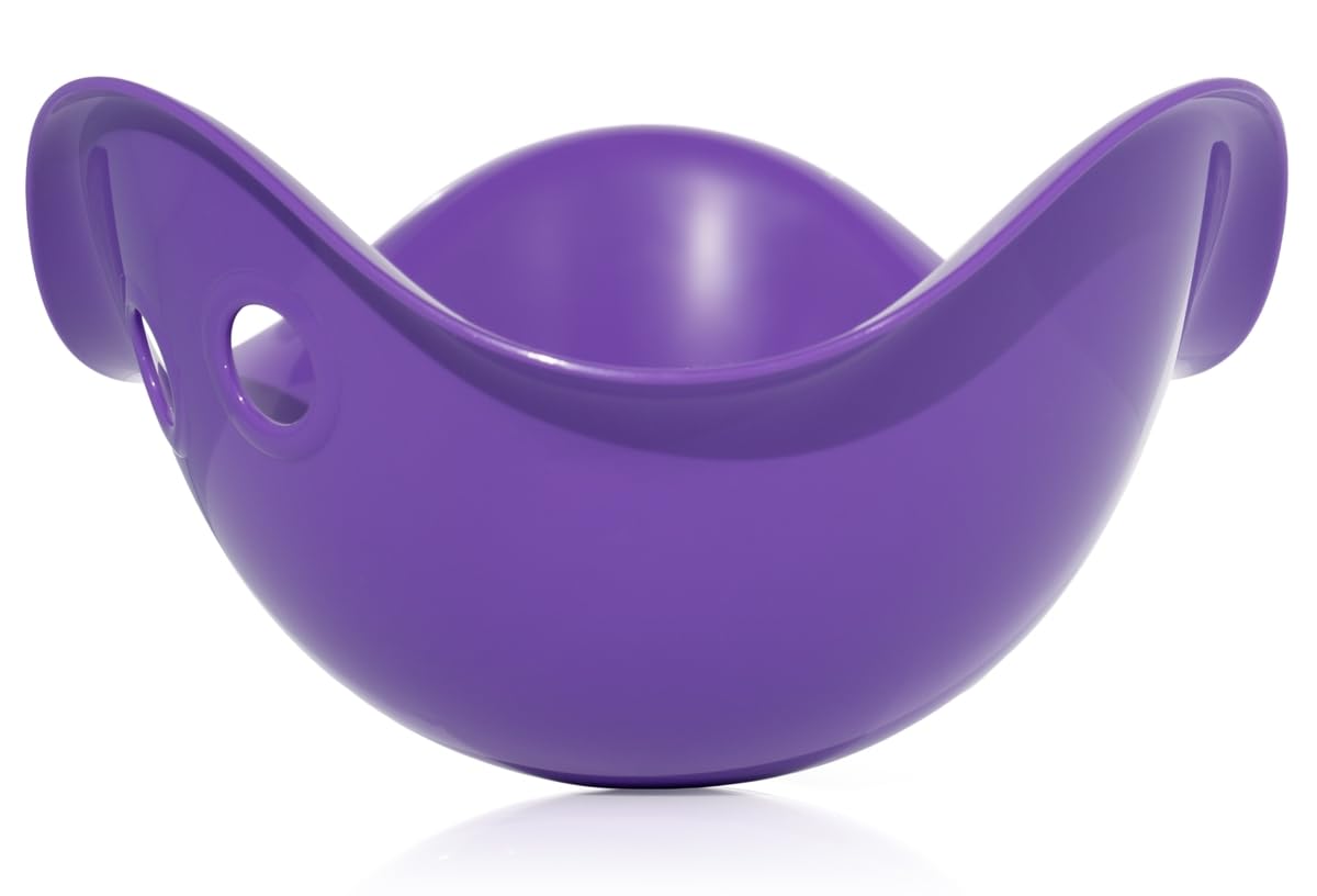 MOLUK Bilibo Midi Open-Ended Sensory Toy for Toddlers & Kids, Stack, Scoop & Explore Through Imaginative Play, Compact Swiss Design Toddler Toy for Home & Travel, Purple โ image 1