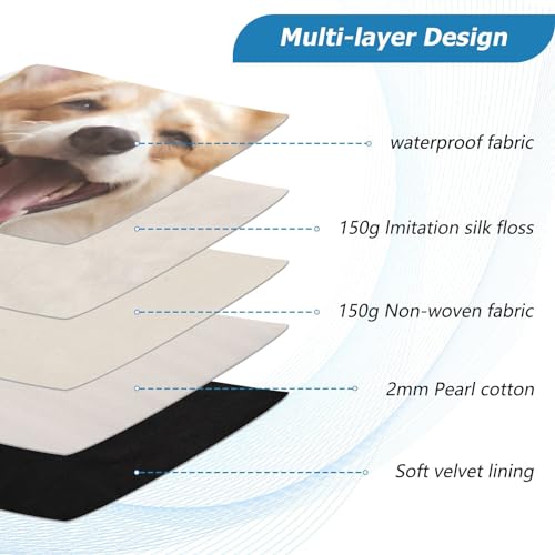 Funda para portátil 13-14 pulgadas impermeable con diseño de perro miniatura 4